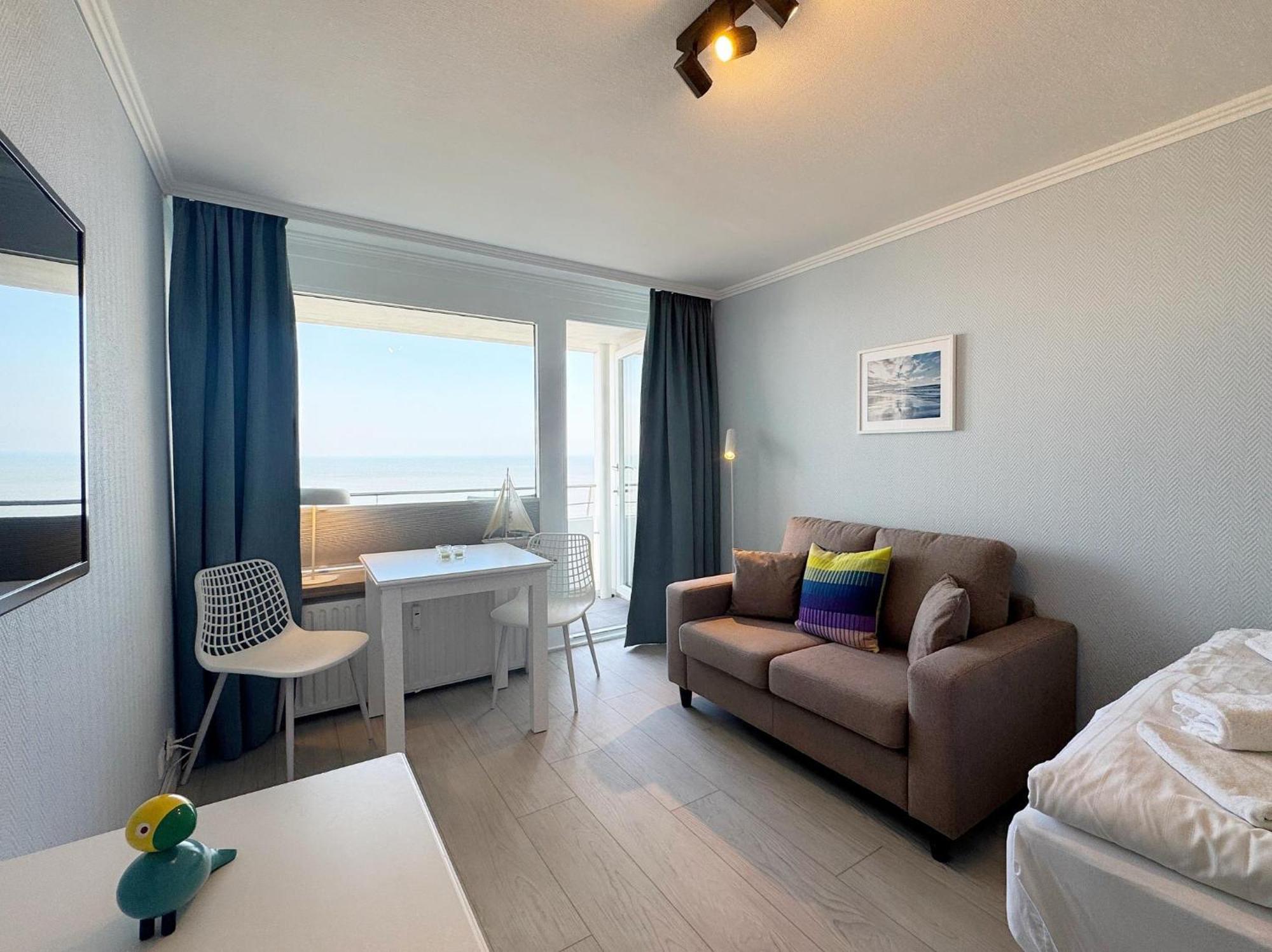 Haus Am Meer App104 Mit Meerblick Und Balkon Westerland Kültér fotó